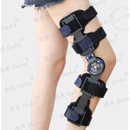 DA334-8  护膝(带锁定，碳纤，支条可调节)